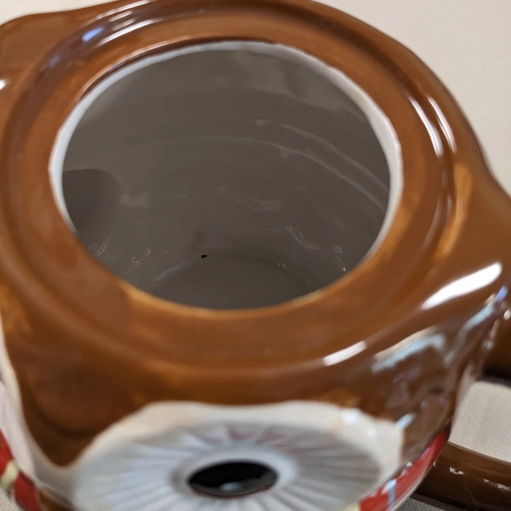 Vintage Pier 1 Imports:Hand painted Chilly Billy Teapot